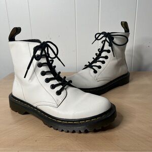 Dr. Martens White Combat Boots
